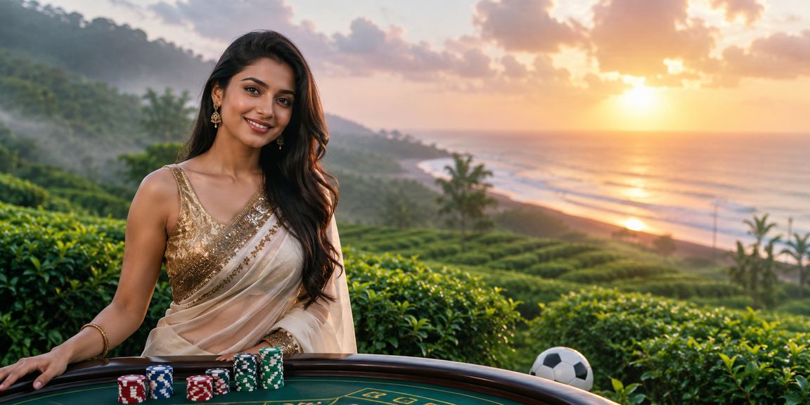 কক্সবাজারে ফুটবল বেটিং চা বাগানে দৃশ্য